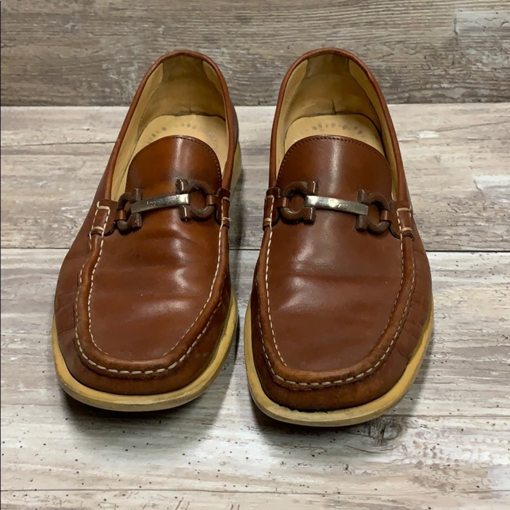 Brown Salvatore Ferragamo Dress Shoes